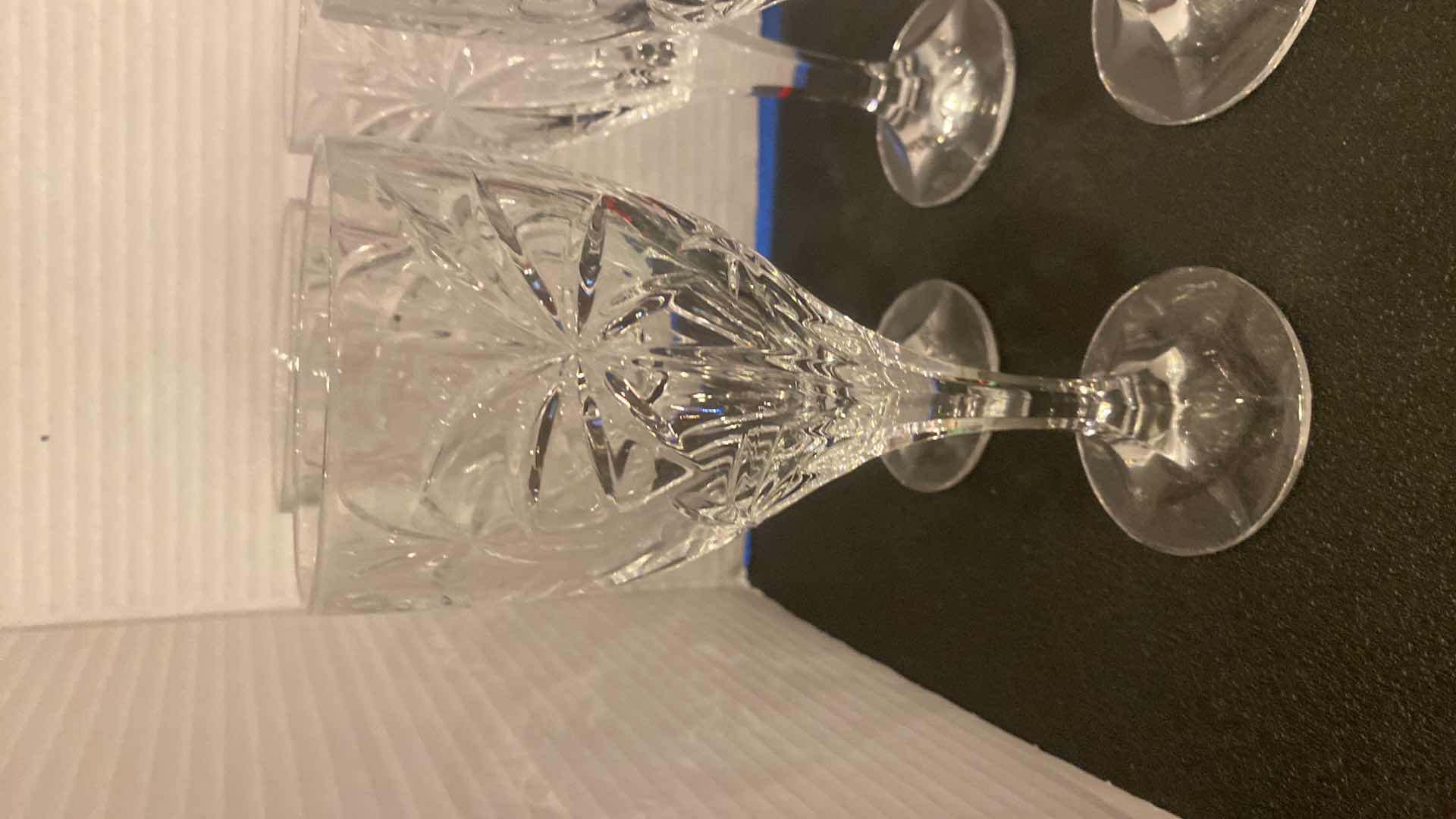 Photo 1 of 4 - GODINGER SOUTH BEACH COLLECTION  PALM TREE WATER GOBLETS