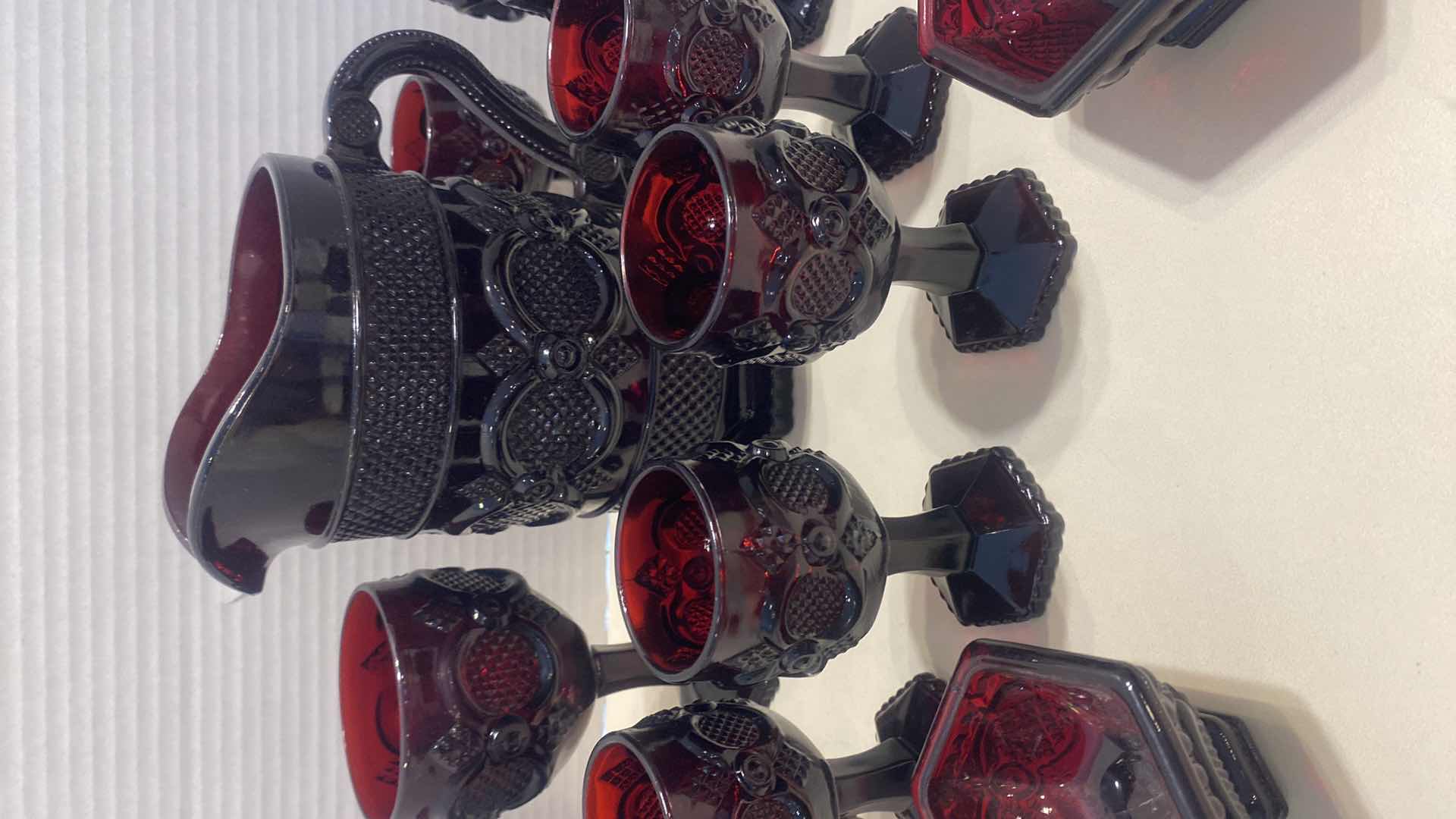 Photo 1 of AVON 1876 CAPE COD COLLECTION GLASS WARE 14 PIECES