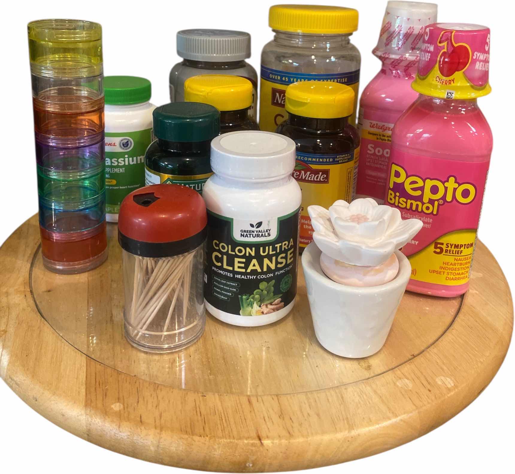 Photo 1 of VITAMINS & HEALTH AIDS ON LAZY SUSAN