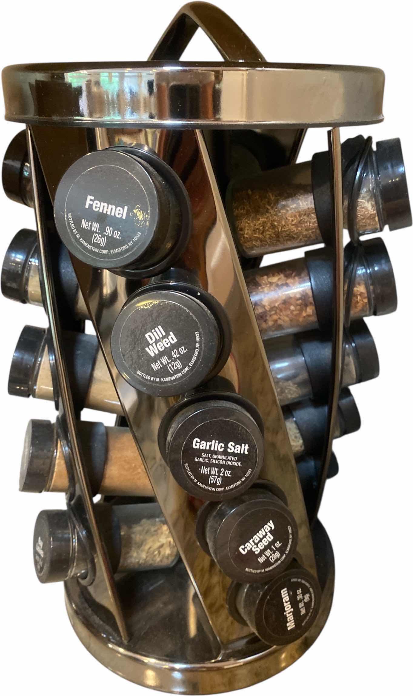 Photo 1 of REVOLVING SPICE RACK WITH SPICES