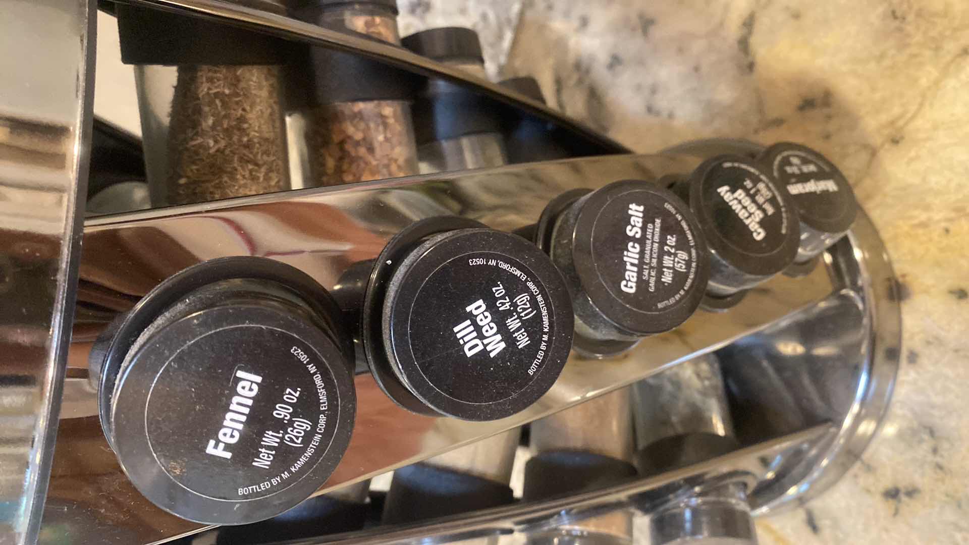 Photo 1 of REVOLVING SPICE RACK WITH SPICES