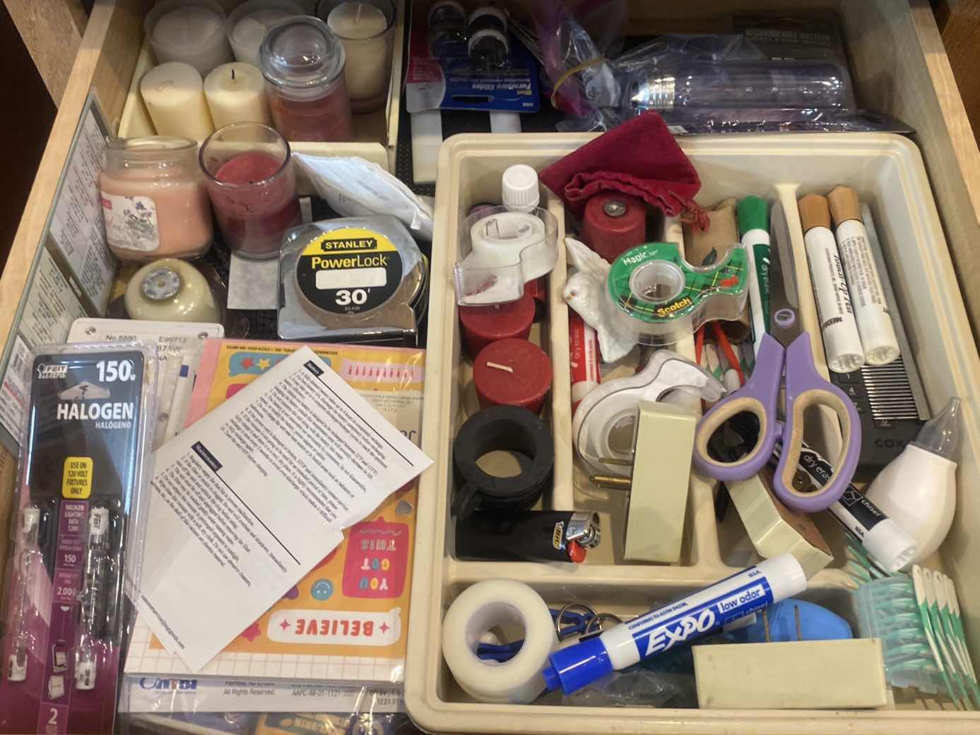 Photo 1 of CONTENTS OF CABINET - MISC DRAWER