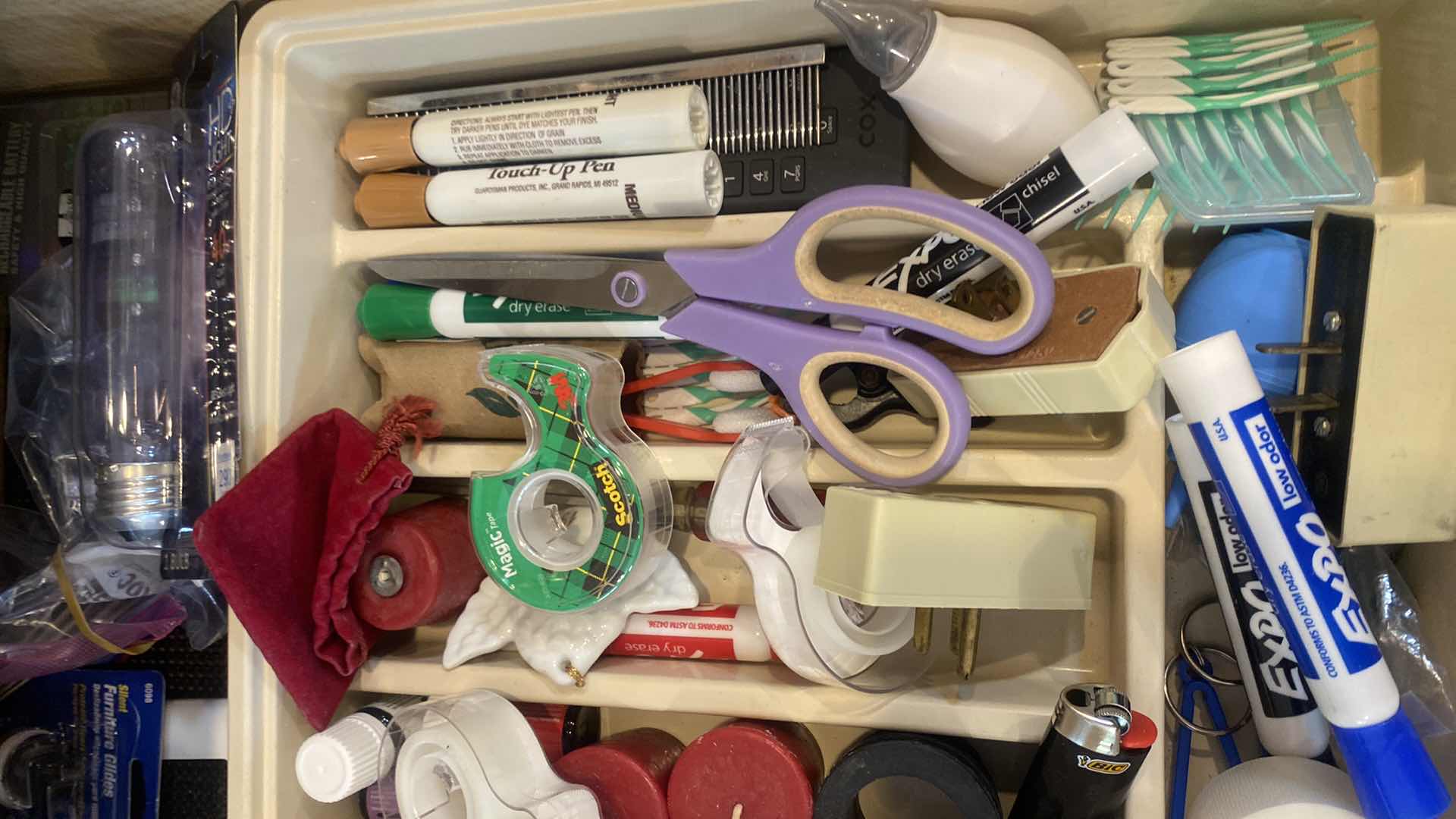 Photo 1 of CONTENTS OF CABINET - MISC DRAWER