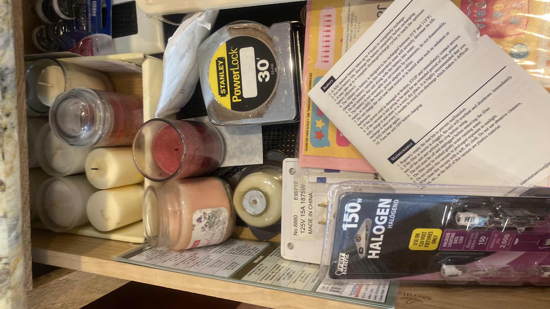 Photo 1 of CONTENTS OF CABINET - MISC DRAWER