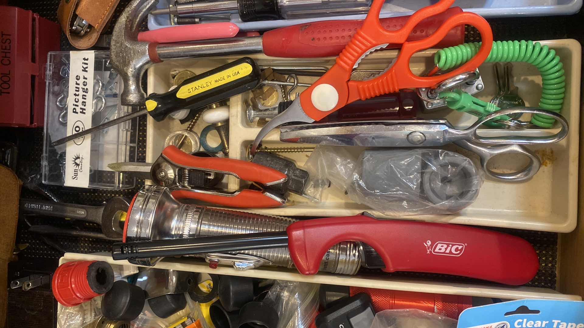 Photo 1 of CONTENTS OF CABINET - TOOLS