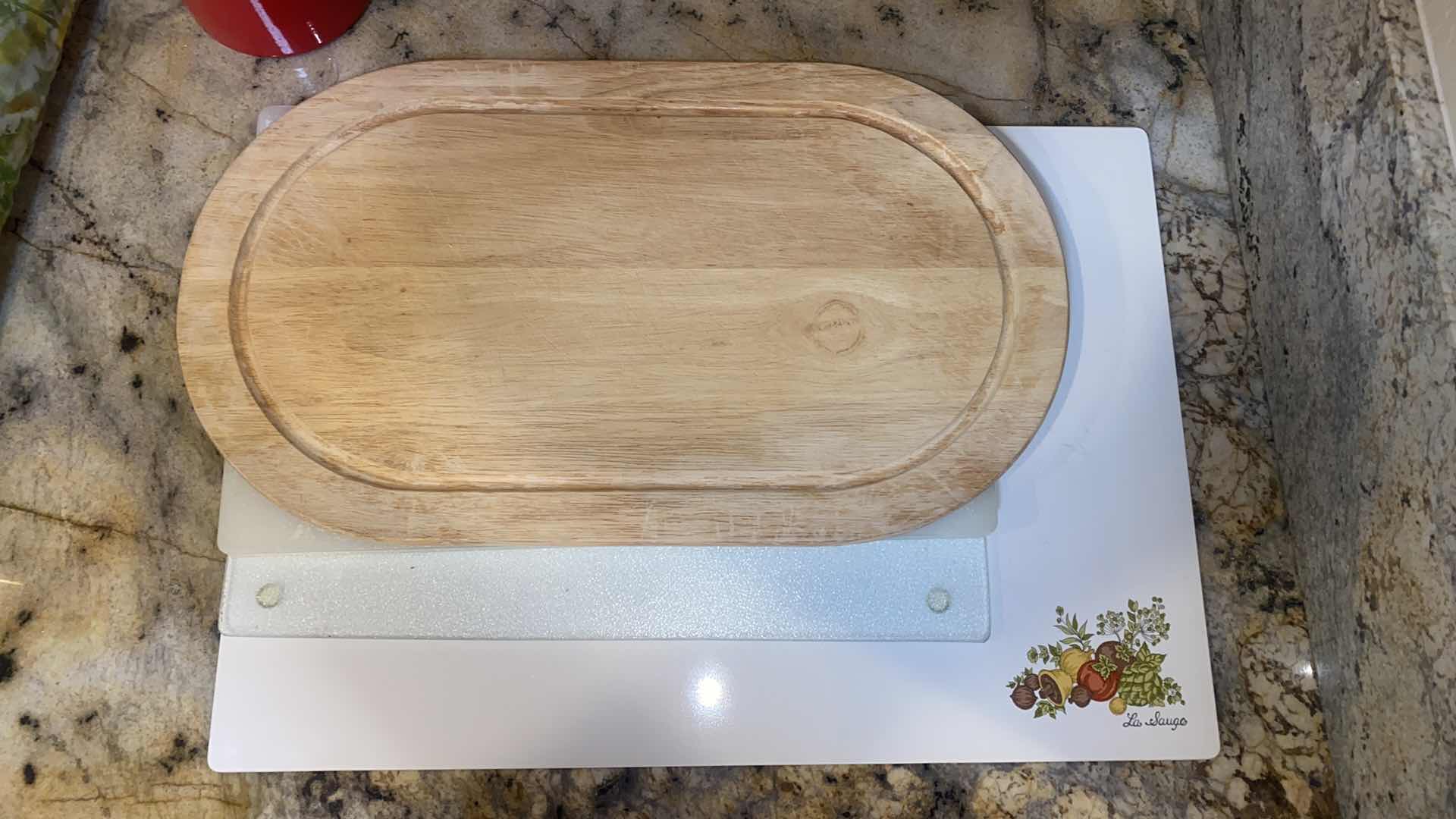 Photo 1 of CORNINGWARE COUNTER SAVE & 3 CUTTING BOARDS