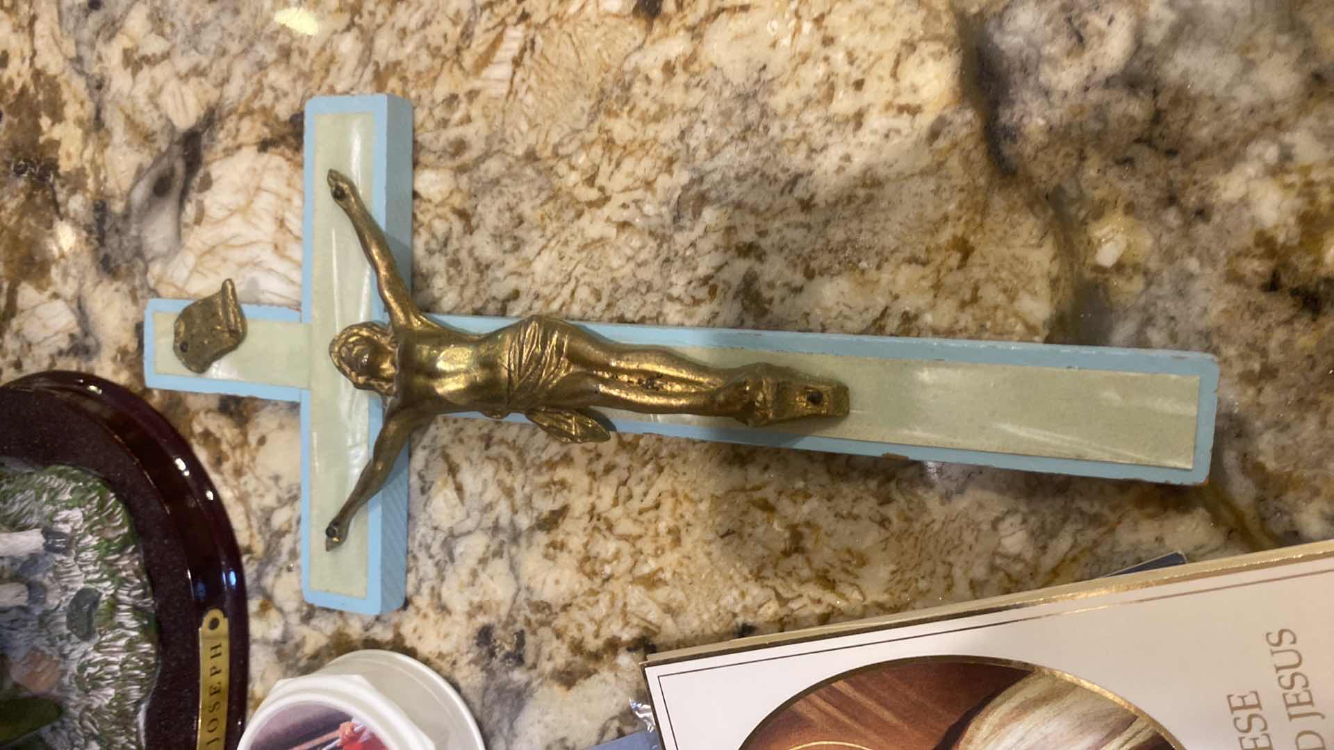 Photo 1 of 7  - RELIGIOUS FIGURINES & CROSSES