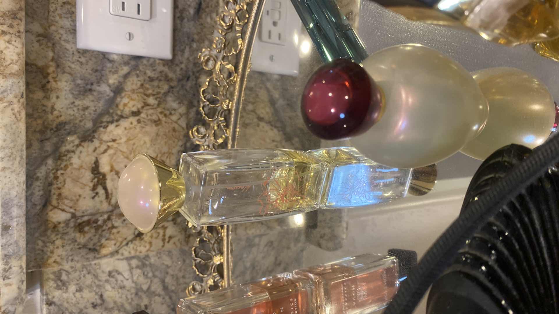 Photo 1 of MIRRORED VANITY TRAY 24” WITH PERFUME & COLOGNE