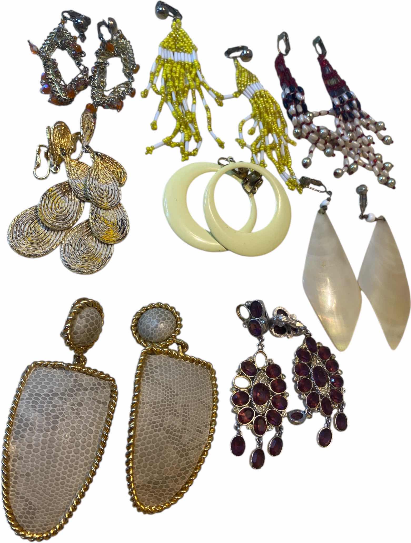 Photo 1 of 8 - CLIP ON EARRINGS FASHION JEWELRY