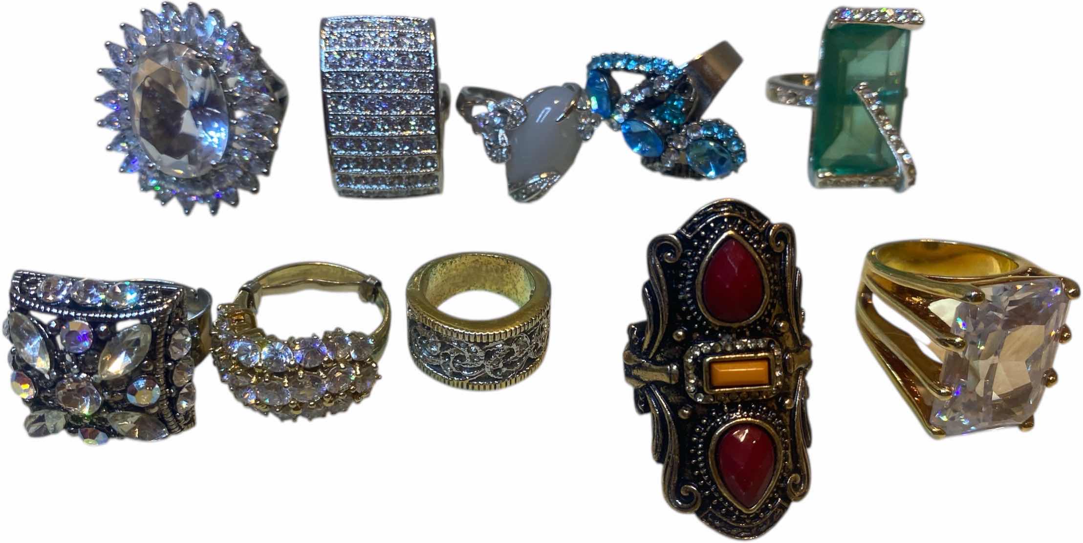 Photo 1 of 10 - FASHION JEWELRY RINGS VARIOUS SIZES
