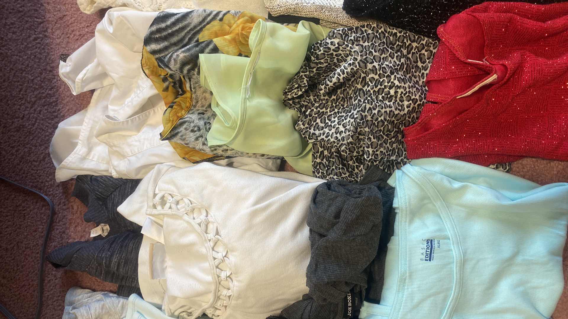 Photo 1 of 25 - EIMENS SIZE XL & XXL TOPS & SWEATERS IN TOTE