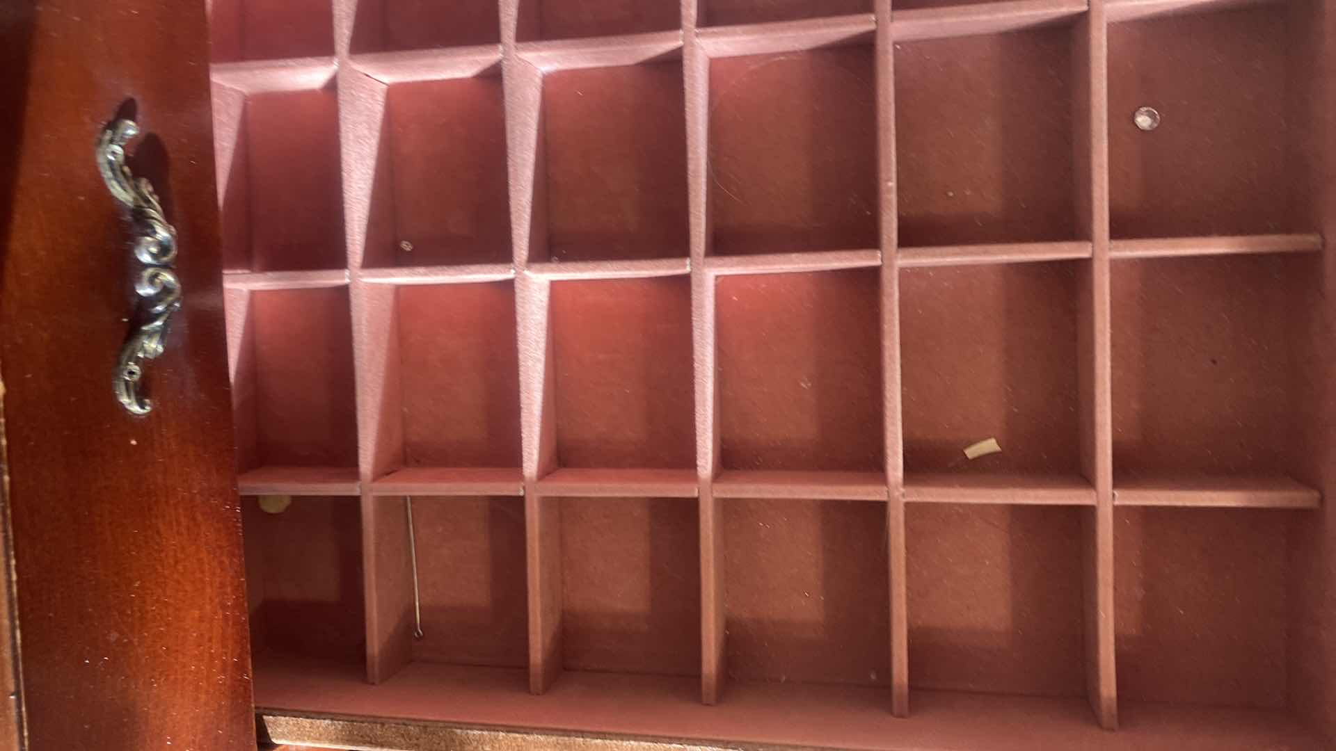 Photo 1 of WOOD 8 DRAWER JEWELRY CABINET 18” x 15” H40”
