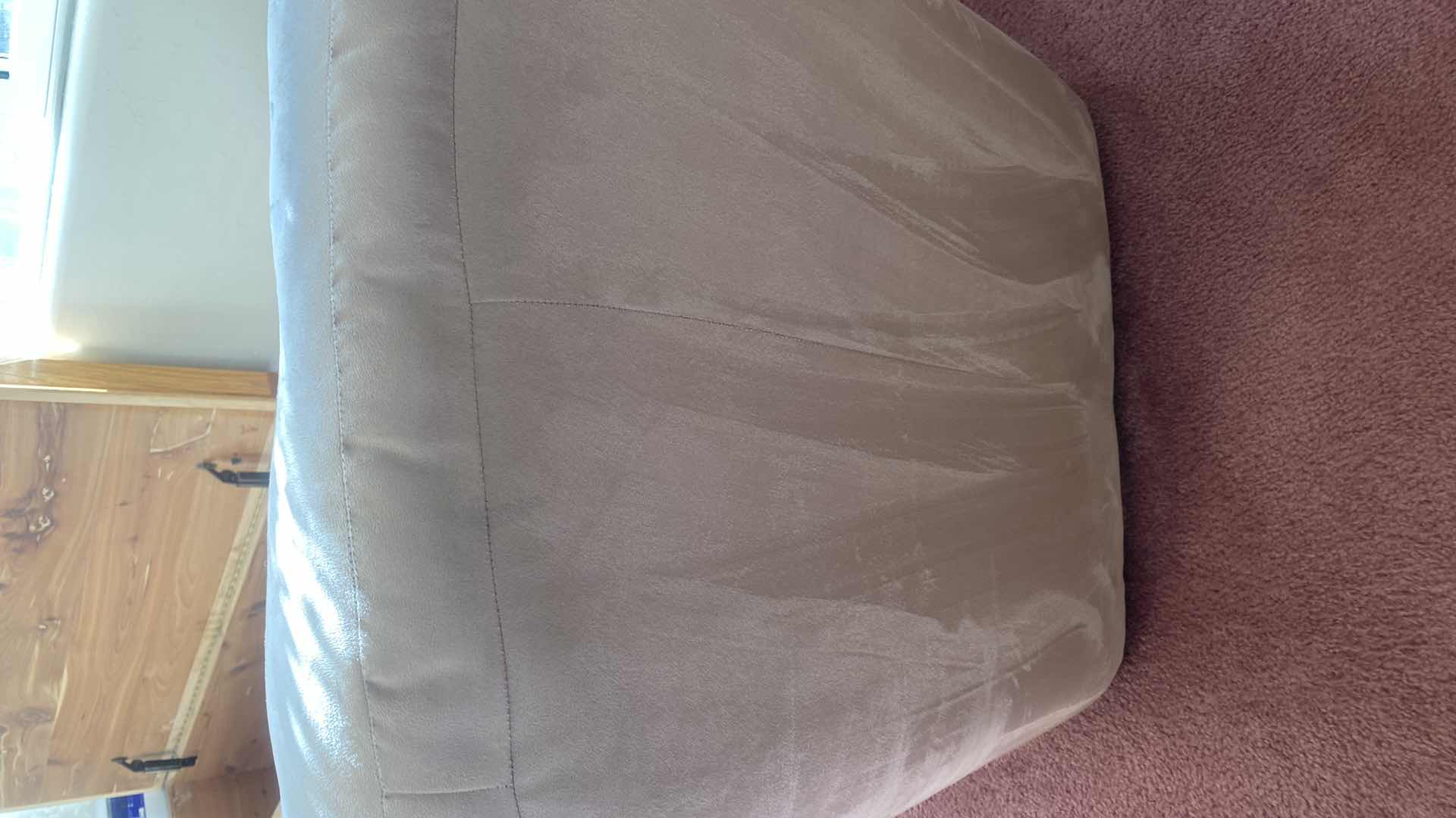 Photo 1 of SWIVEL CREAM MICROFIBER OCCASIONAL CHAIR