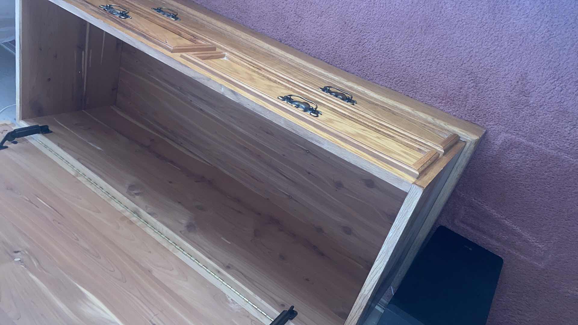 Photo 1 of OAK CEDAR CHEST 48“ x 18“ H 21”