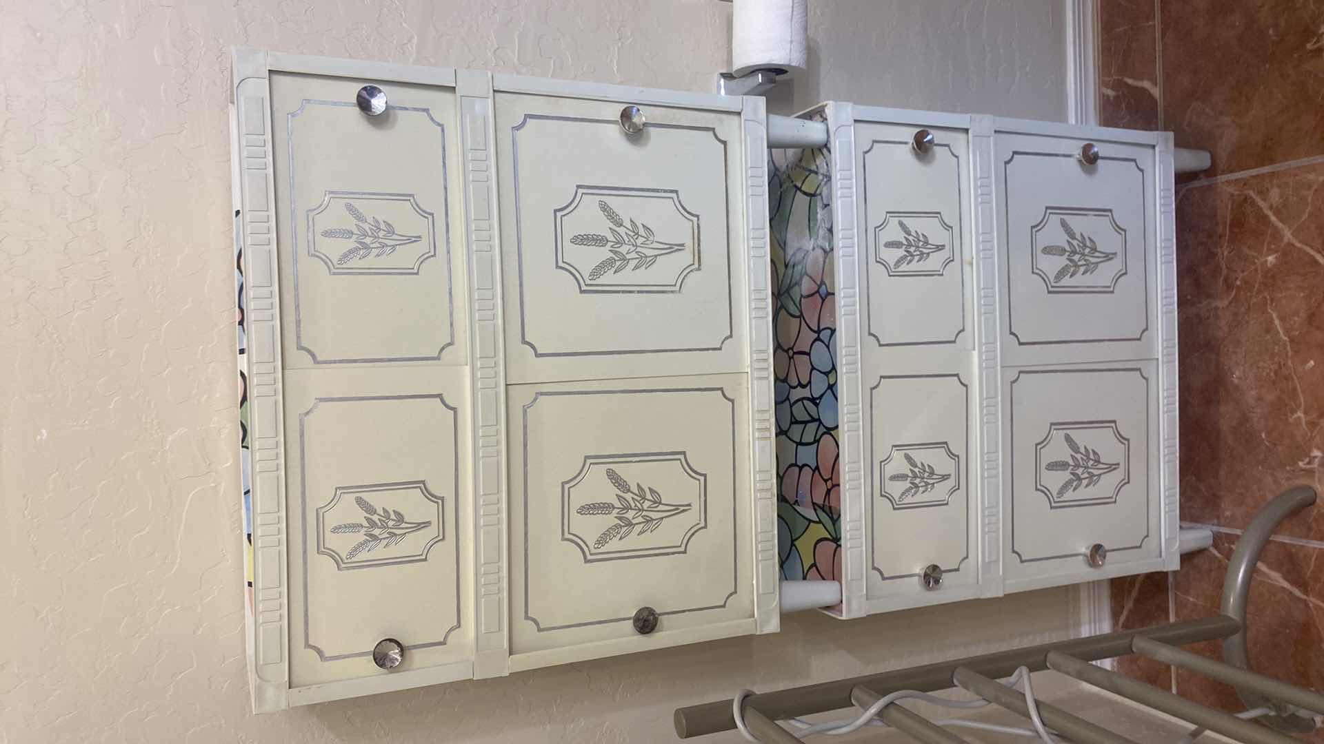 Photo 1 of 2 - PLASTIC STORAGE CABINETS 22“ x 7 1/2“ H 23 1/2”