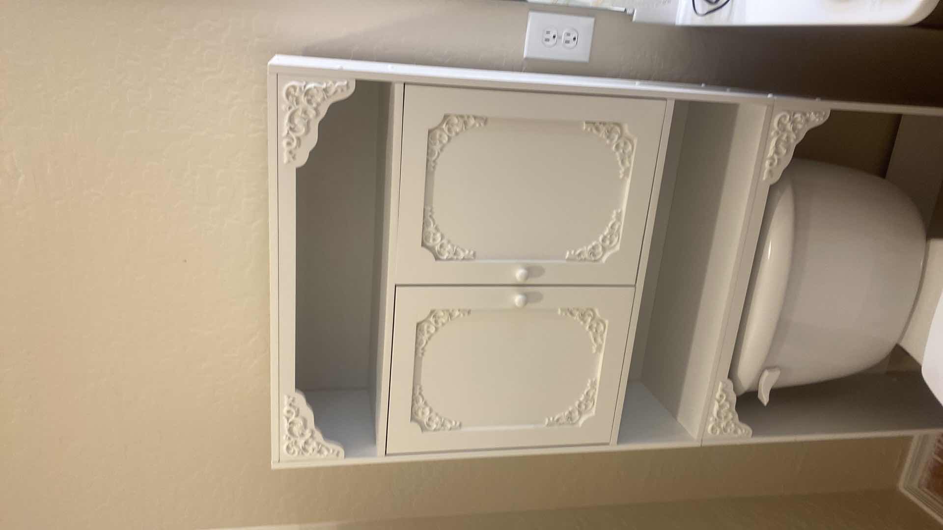 Photo 1 of OVER THE COMMODE STORAGE 25 1/2“ x 9 1/2“ H 62 1/2”
