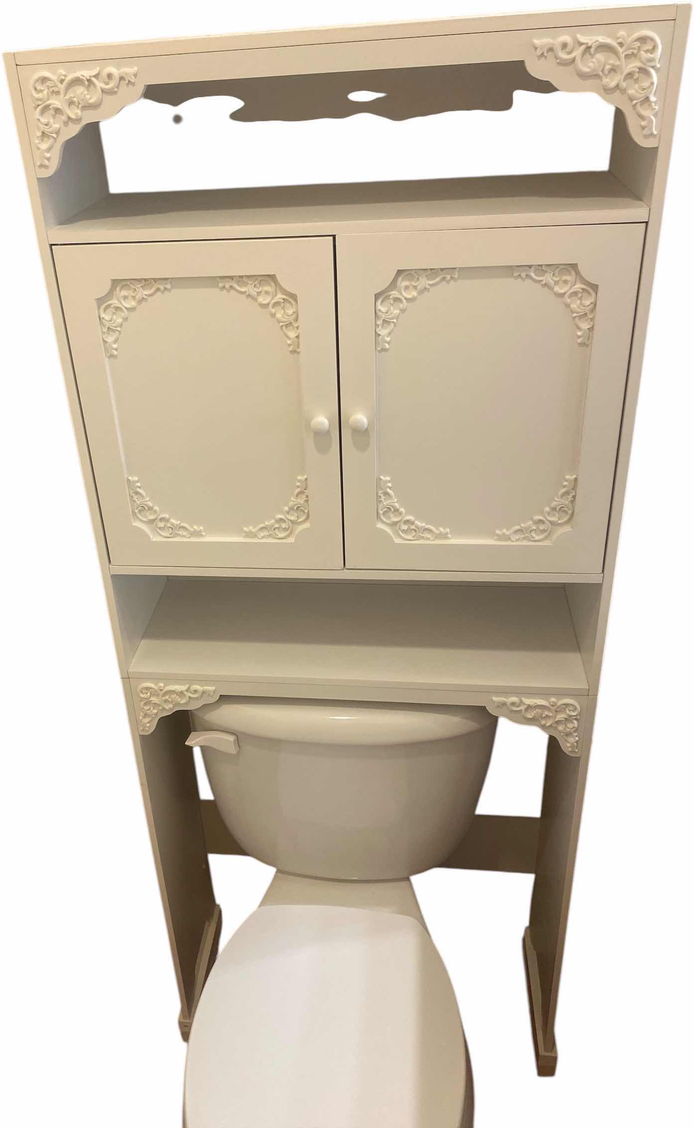 Photo 1 of OVER THE COMMODE STORAGE 25 1/2“ x 9 1/2“ H 62 1/2”