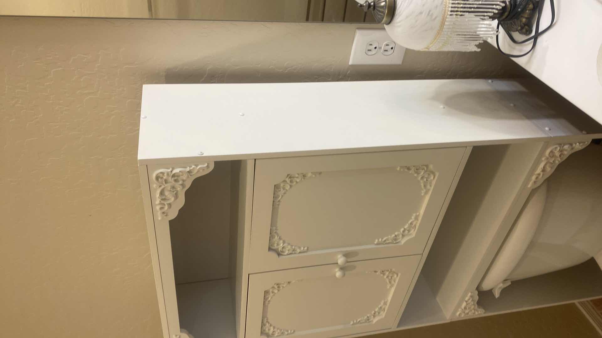 Photo 1 of OVER THE COMMODE STORAGE 25 1/2“ x 9 1/2“ H 62 1/2”