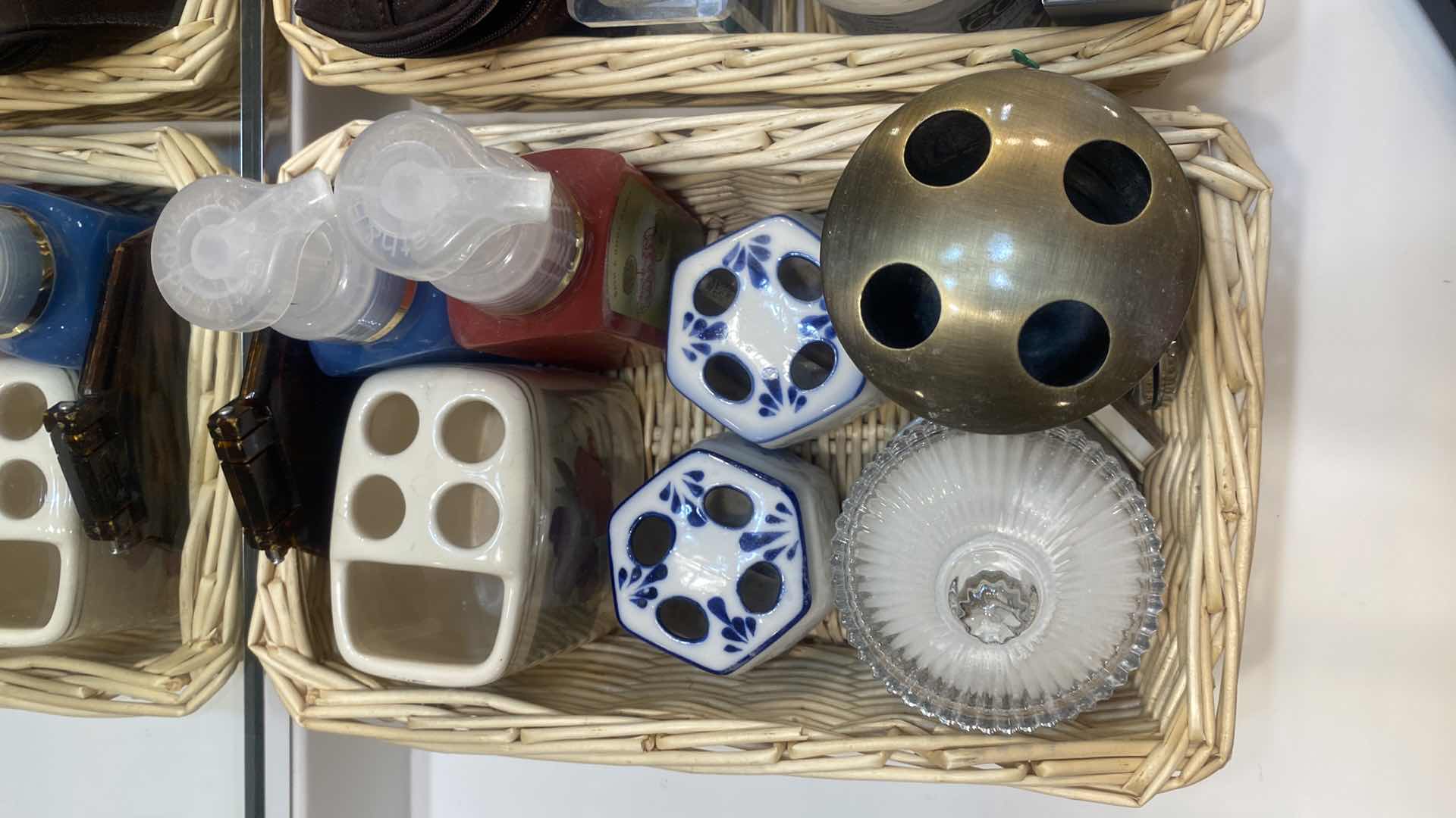 Photo 1 of 2 - BASKETS OF BATHROOM ACCESSORIES