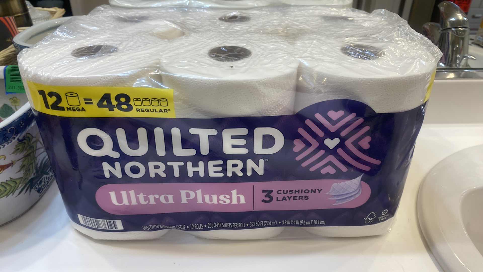 Photo 1 of NEW 12 ROLLS NORTHERN TOILET PAPER