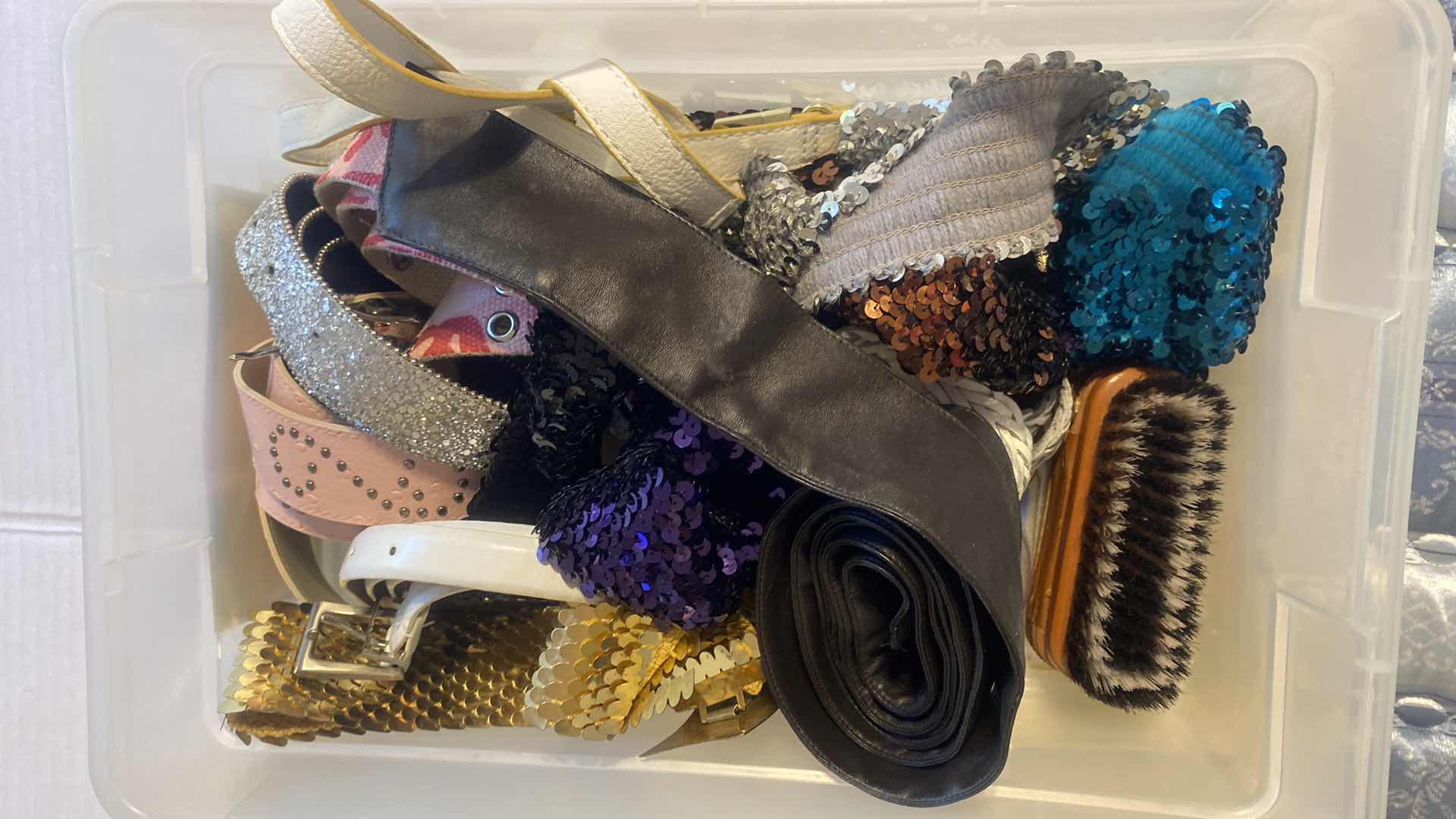 Photo 1 of TOTE OF WOMENS BELTS
