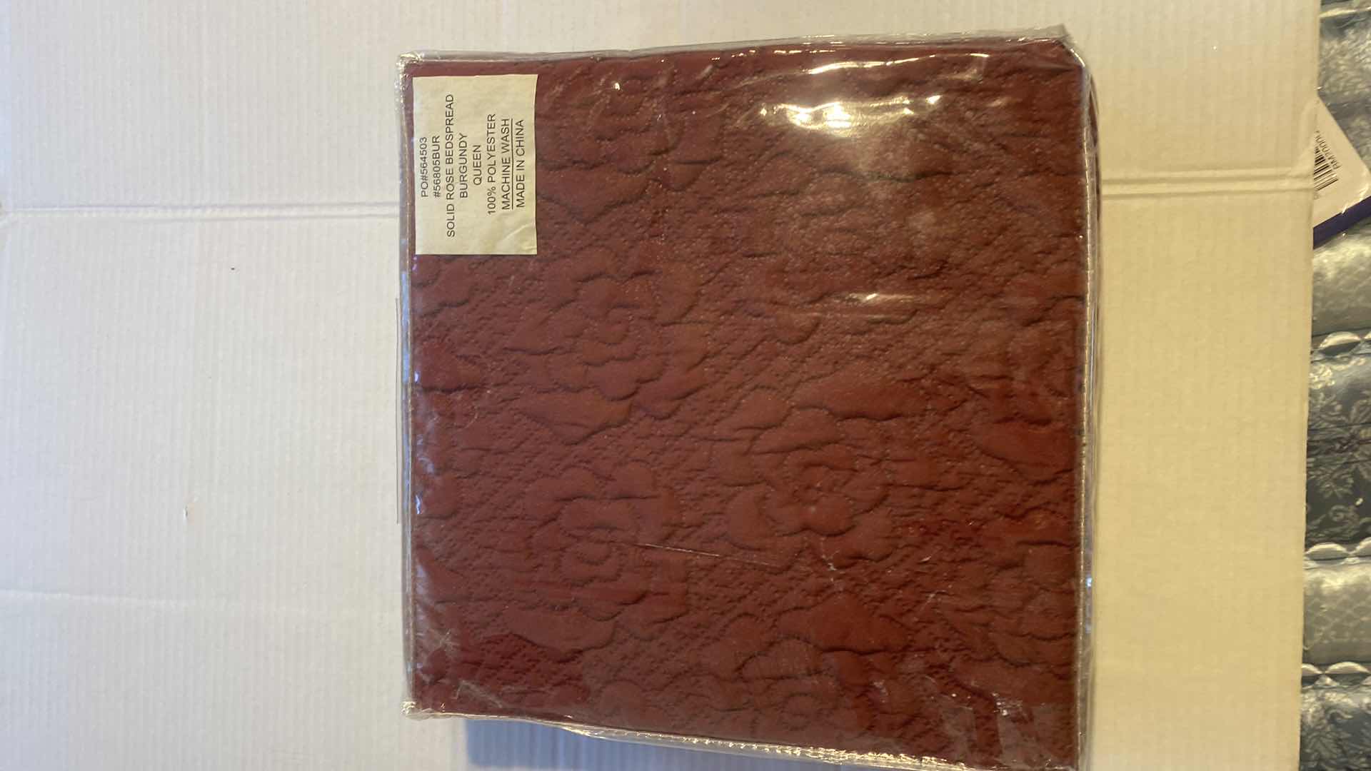 Photo 1 of PERSONAL HEATER FAN & QUEEN BURGUNDY BEDSPREAD