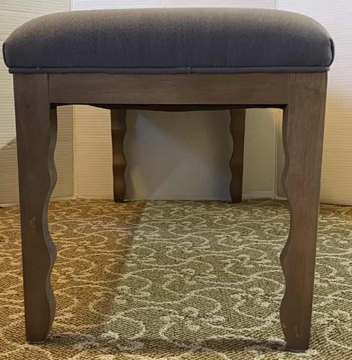 Photo 1 of UPHOLSTERED BENCH, WOODEN LEGS 16”X46”H17”