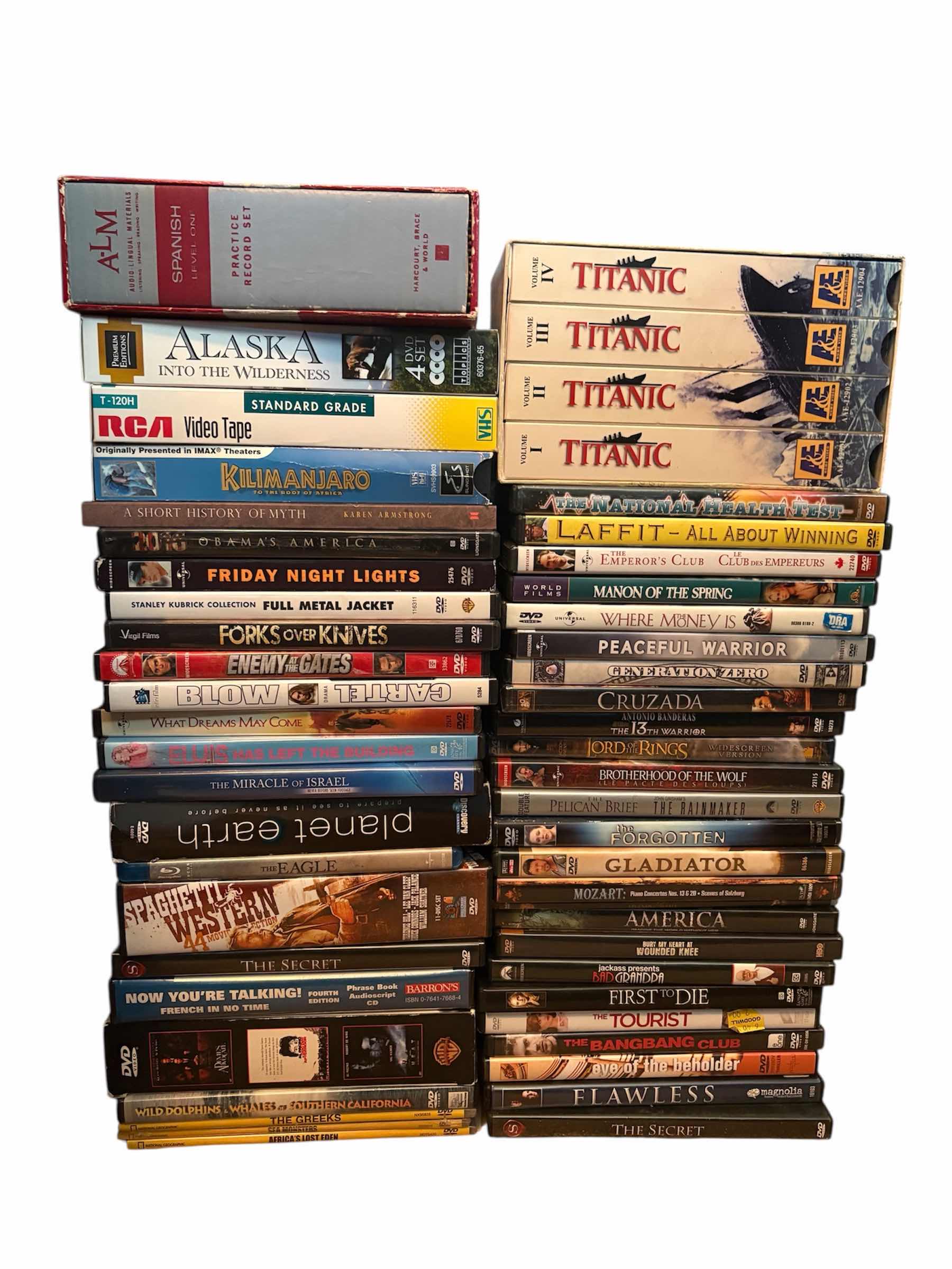 Photo 1 of OFFICE CONTENTS- DVDS,VHS