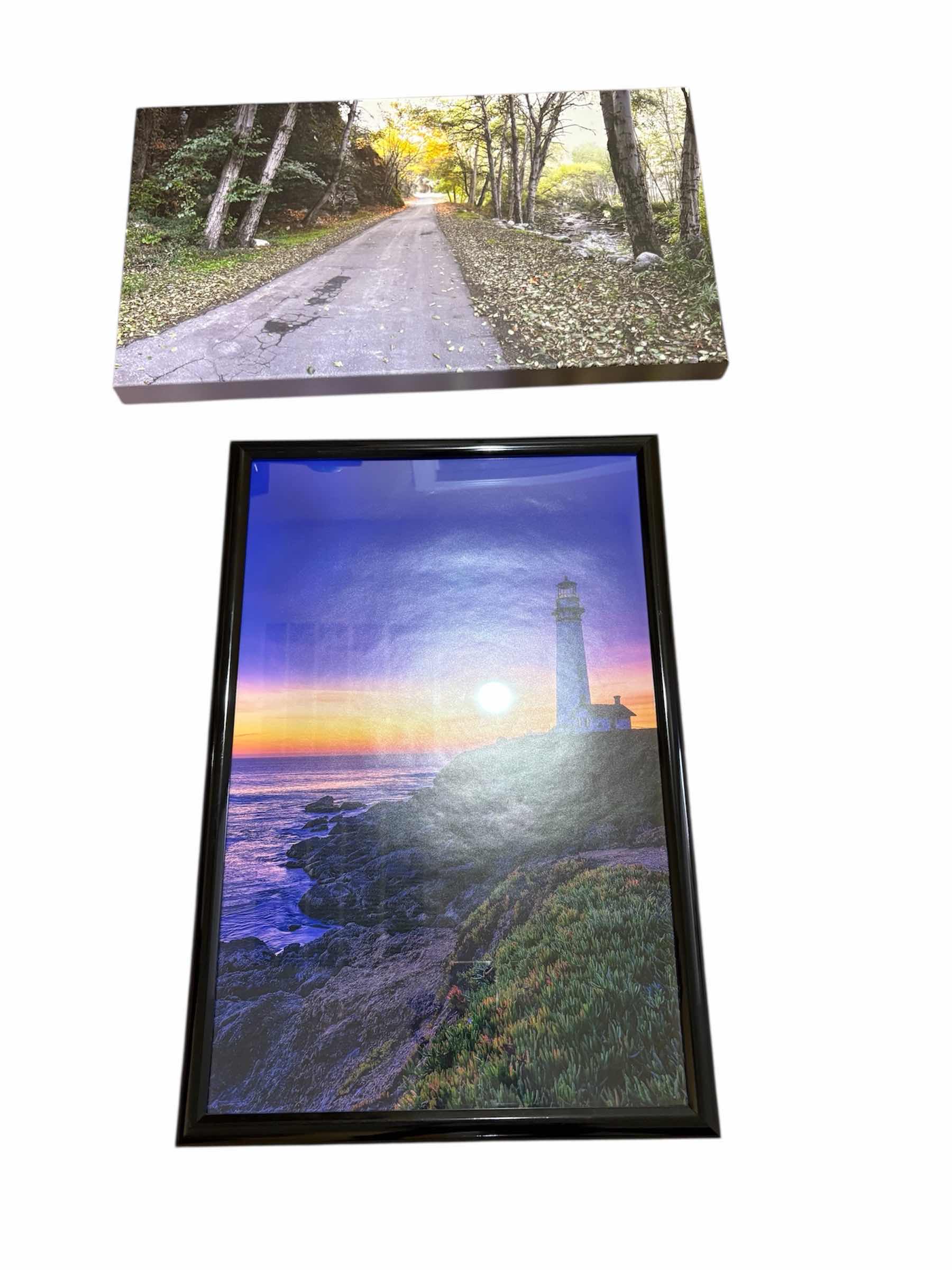 Photo 1 of (2)PCS LANDSCAPE ARTWORK 25”X17”