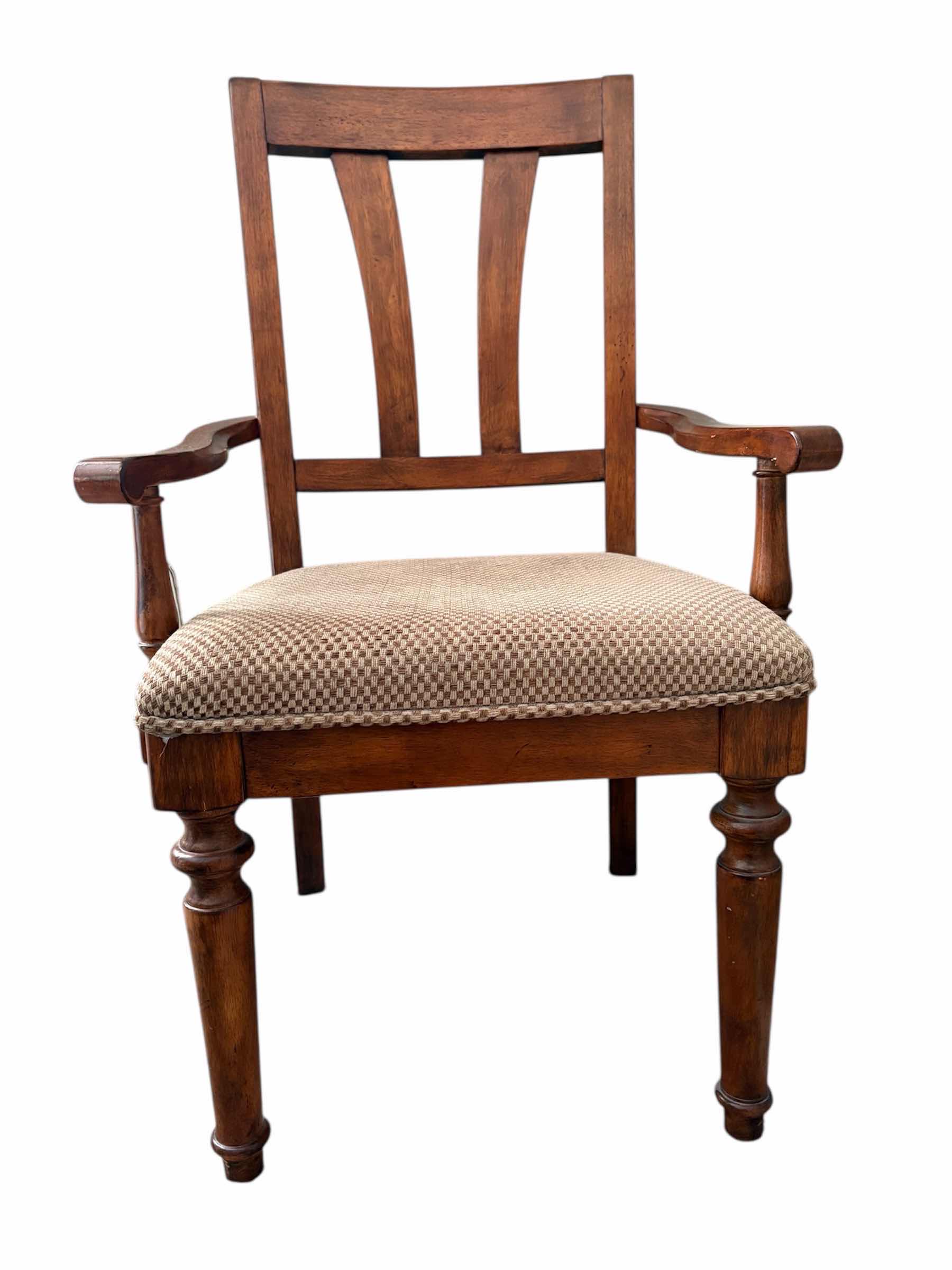 Photo 1 of UPHOLSTERED WOOD CHAIR