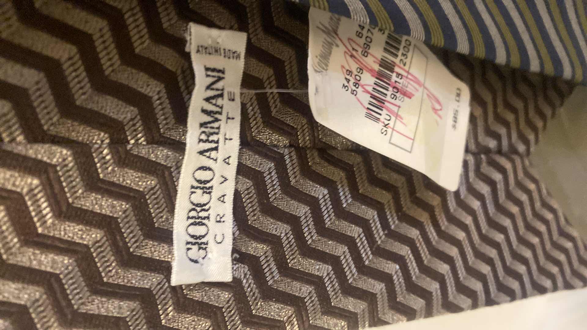 Photo 1 of 6 - VALENTINO (4) & ARMANI (2) DESIGNER TIES