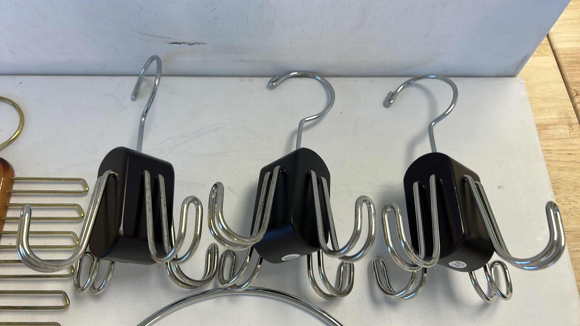 Photo 1 of TIE AND BELT ORGANIZERS/ HOOKS