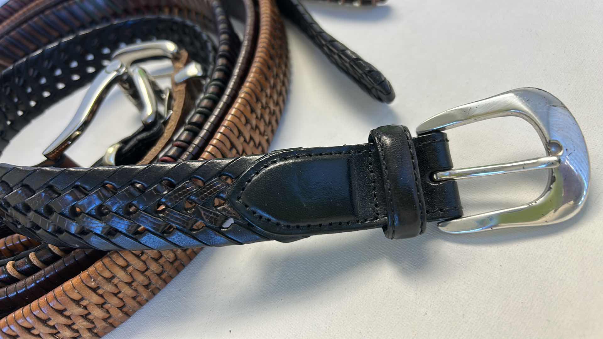 Photo 1 of 4 MENS LEATHER BELTS