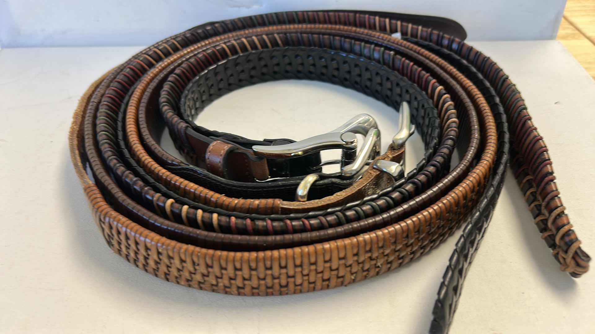 Photo 1 of 4 MENS LEATHER BELTS
