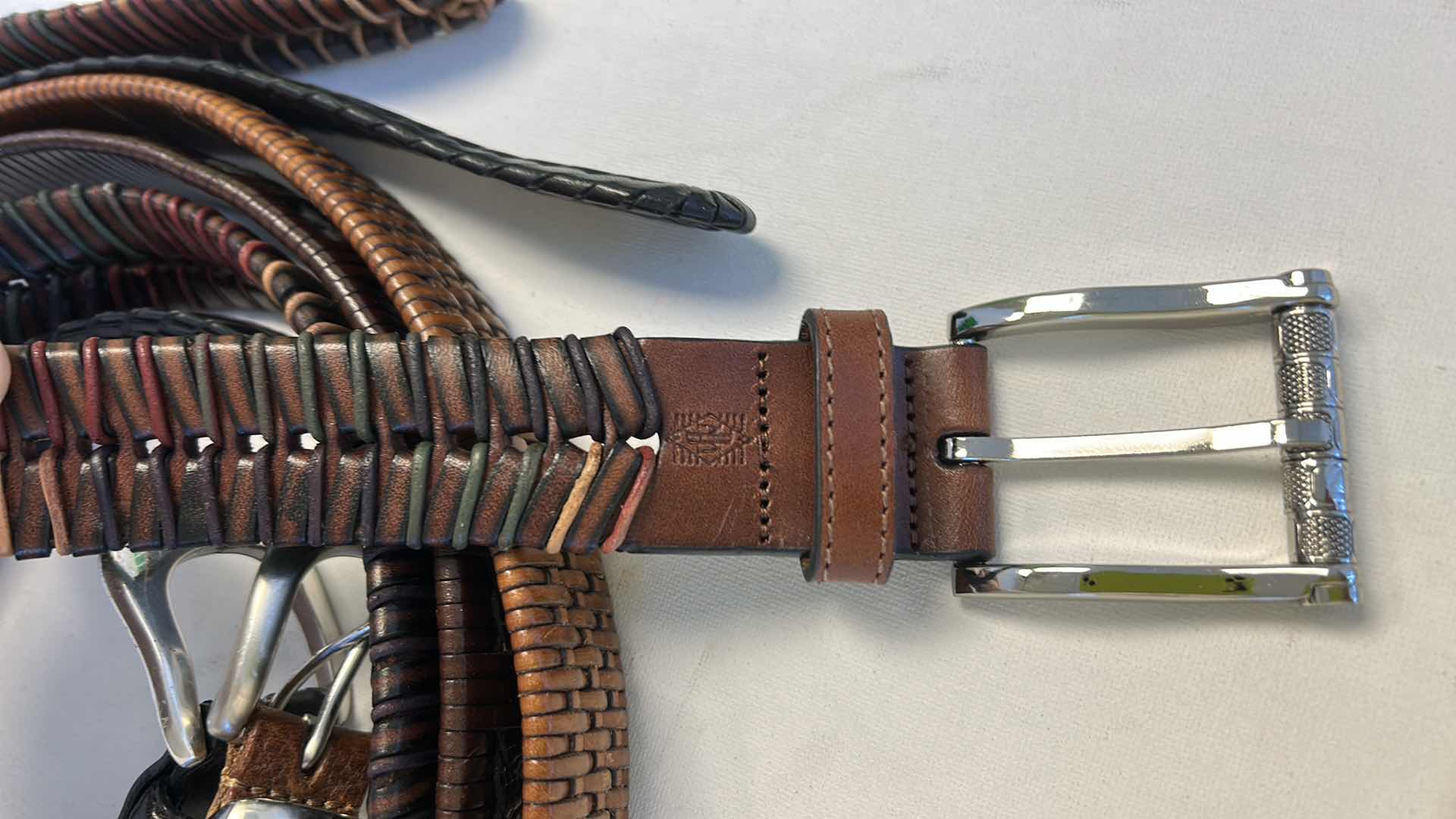 Photo 1 of 4 MENS LEATHER BELTS