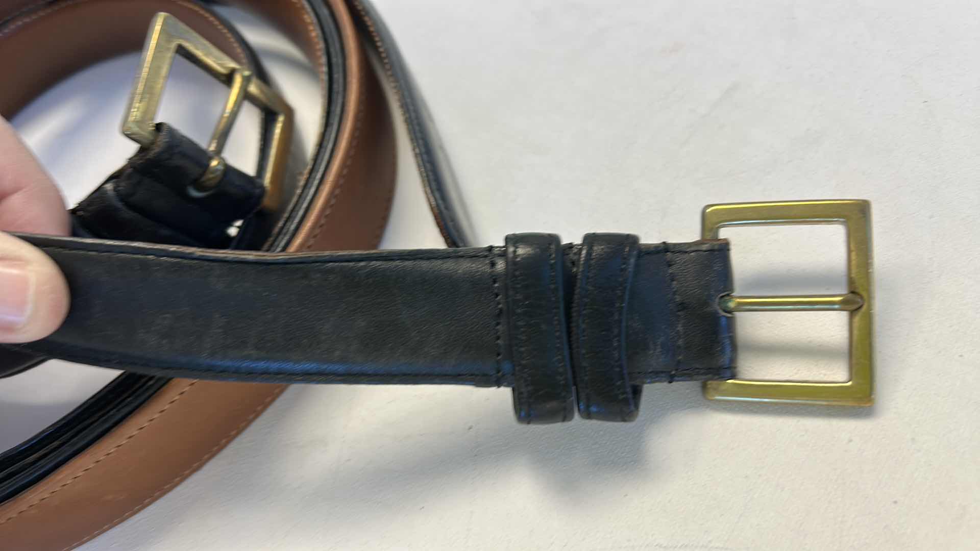 Photo 1 of 4 MENS LEATHER BELTS