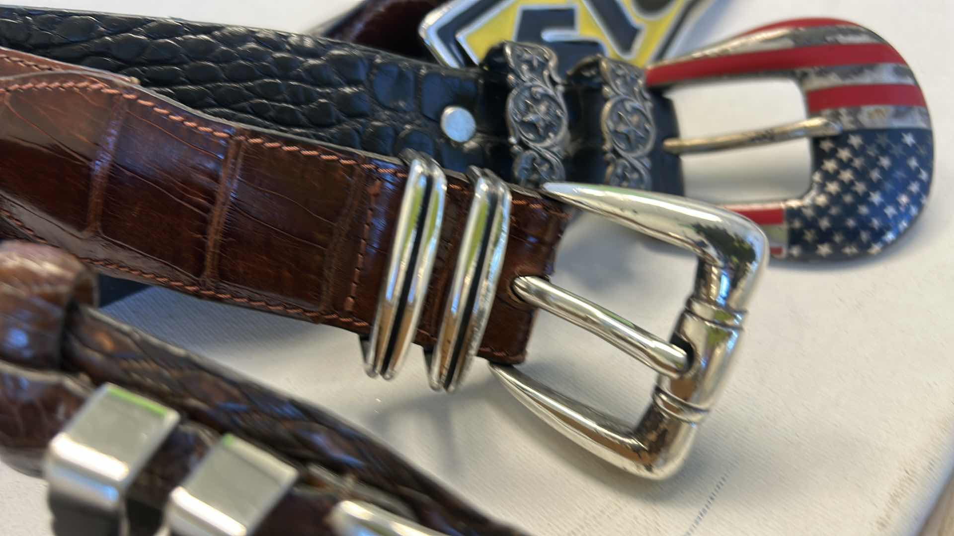 Photo 1 of 5 MENS LEATHER BELTS