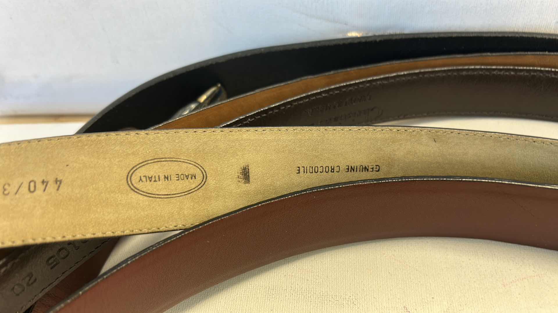 Photo 1 of 5 MENS LEATHER BELTS