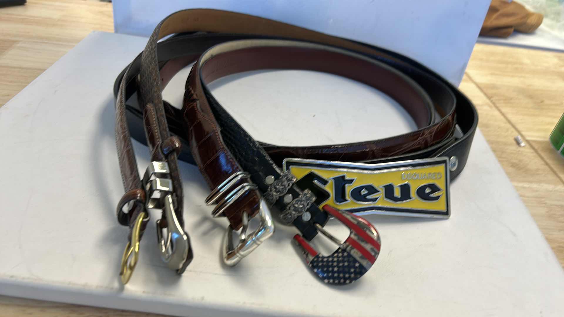 Photo 1 of 5 MENS LEATHER BELTS
