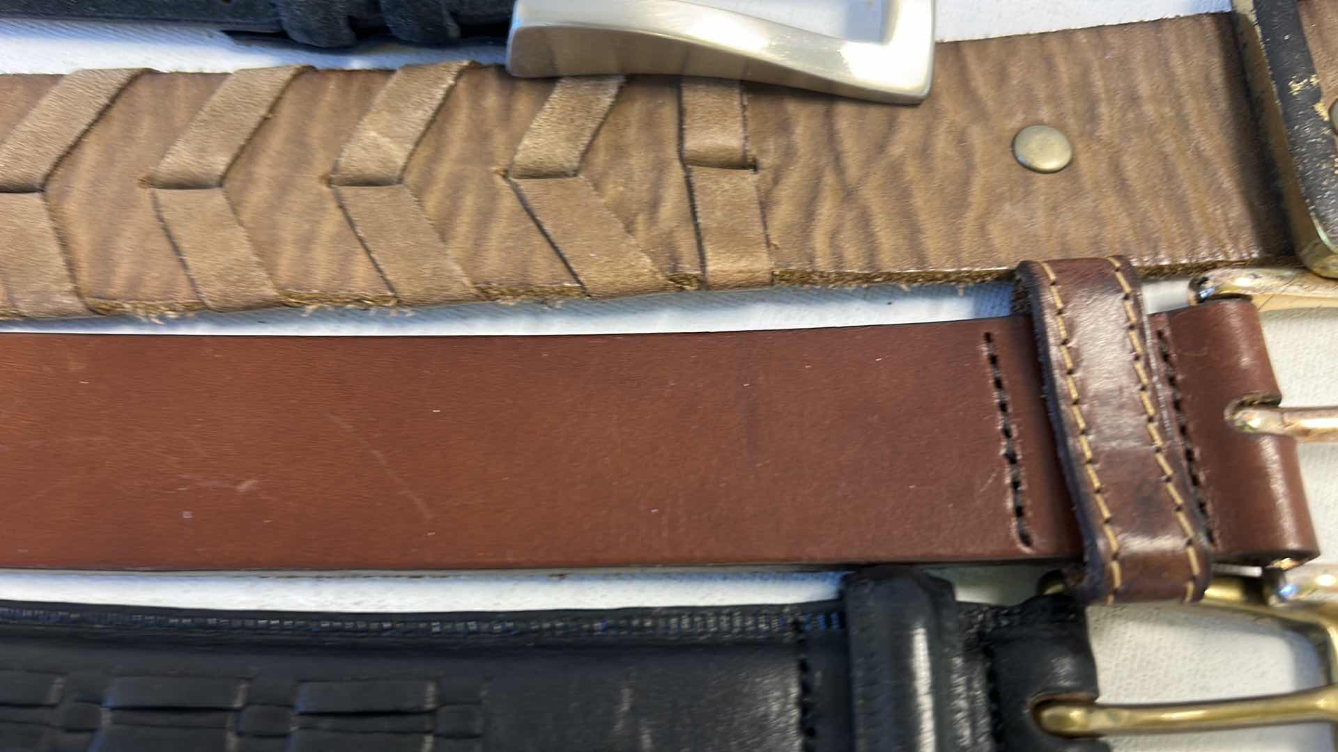 Photo 1 of 8 MENS LEATHER BELTS