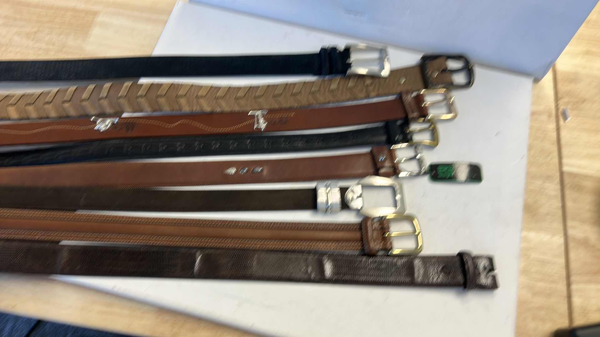 Photo 1 of 8 MENS LEATHER BELTS