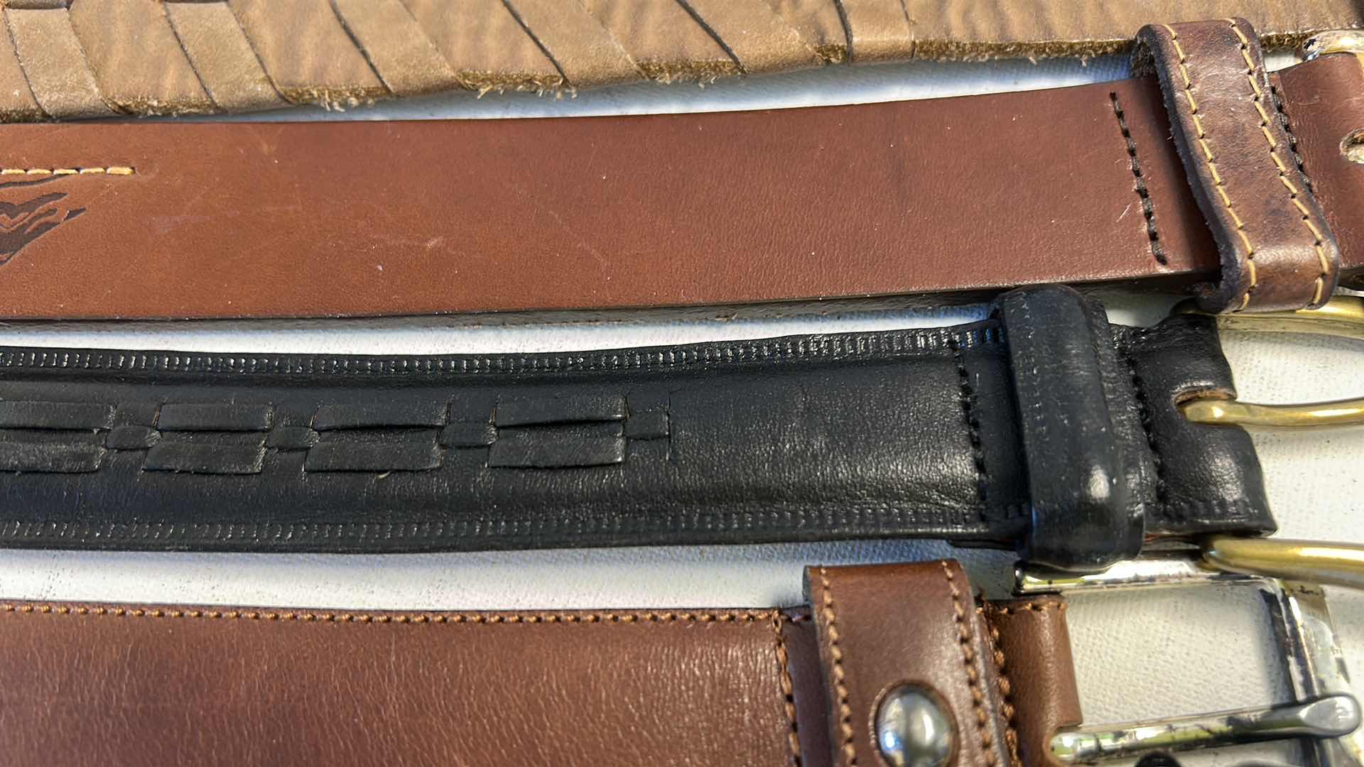 Photo 1 of 8 MENS LEATHER BELTS