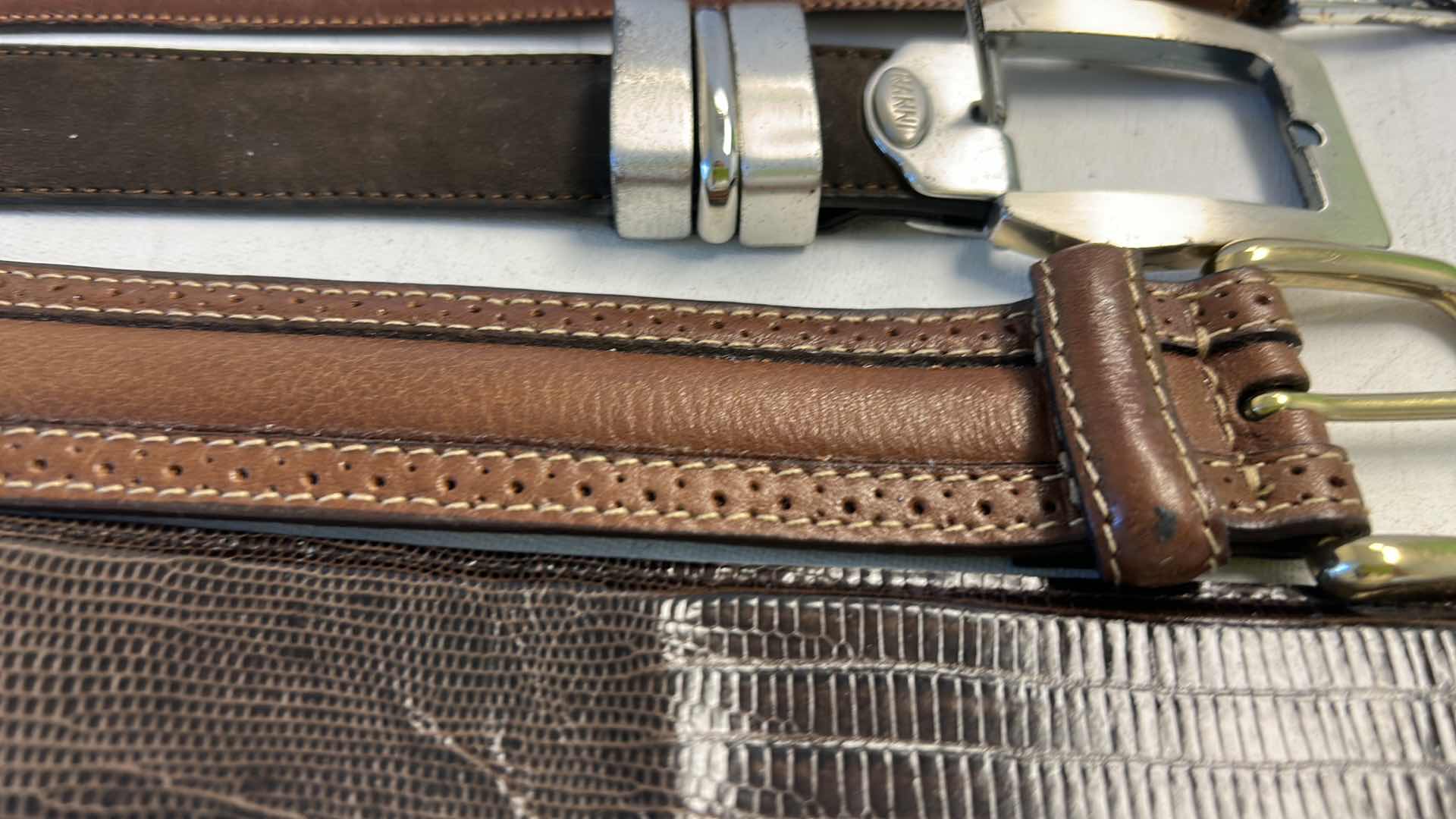 Photo 1 of 8 MENS LEATHER BELTS