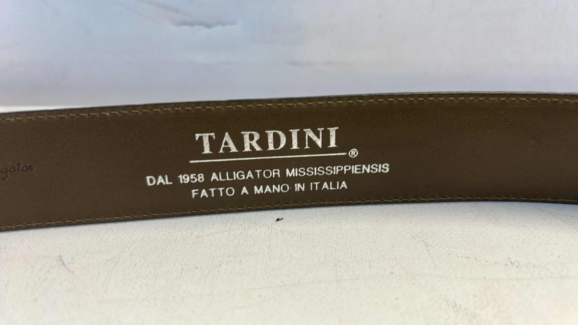 Photo 1 of 2 MENS LEATHER BELTS, ALLIGATOR & LIZARD