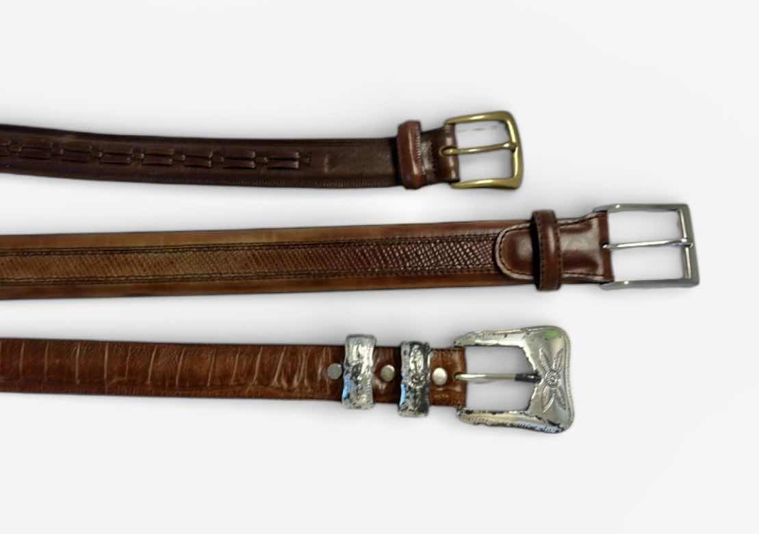 Photo 1 of 3 MENS LEATHER BELTS