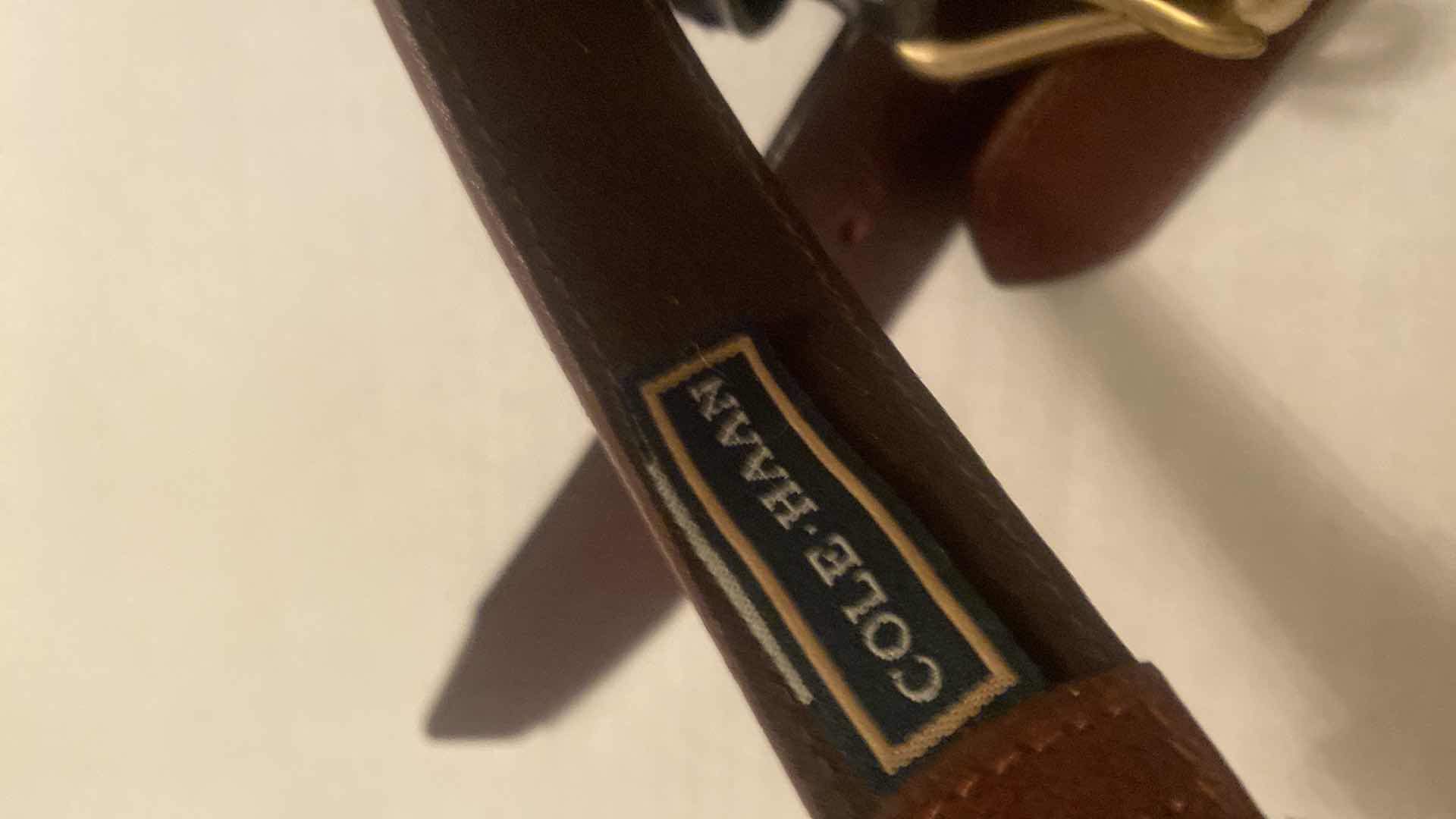 Photo 1 of 2 - COLE HAHN & 1 - HUGO BOSS BELTS SIZE 40