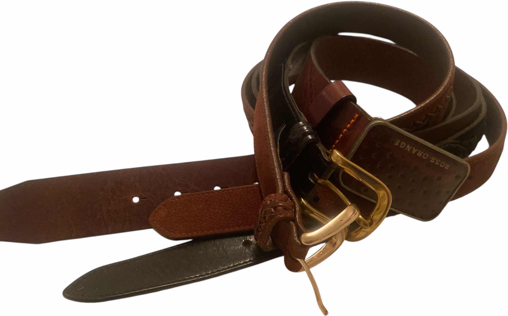 Photo 1 of 2 - COLE HAHN & 1 - HUGO BOSS BELTS SIZE 40