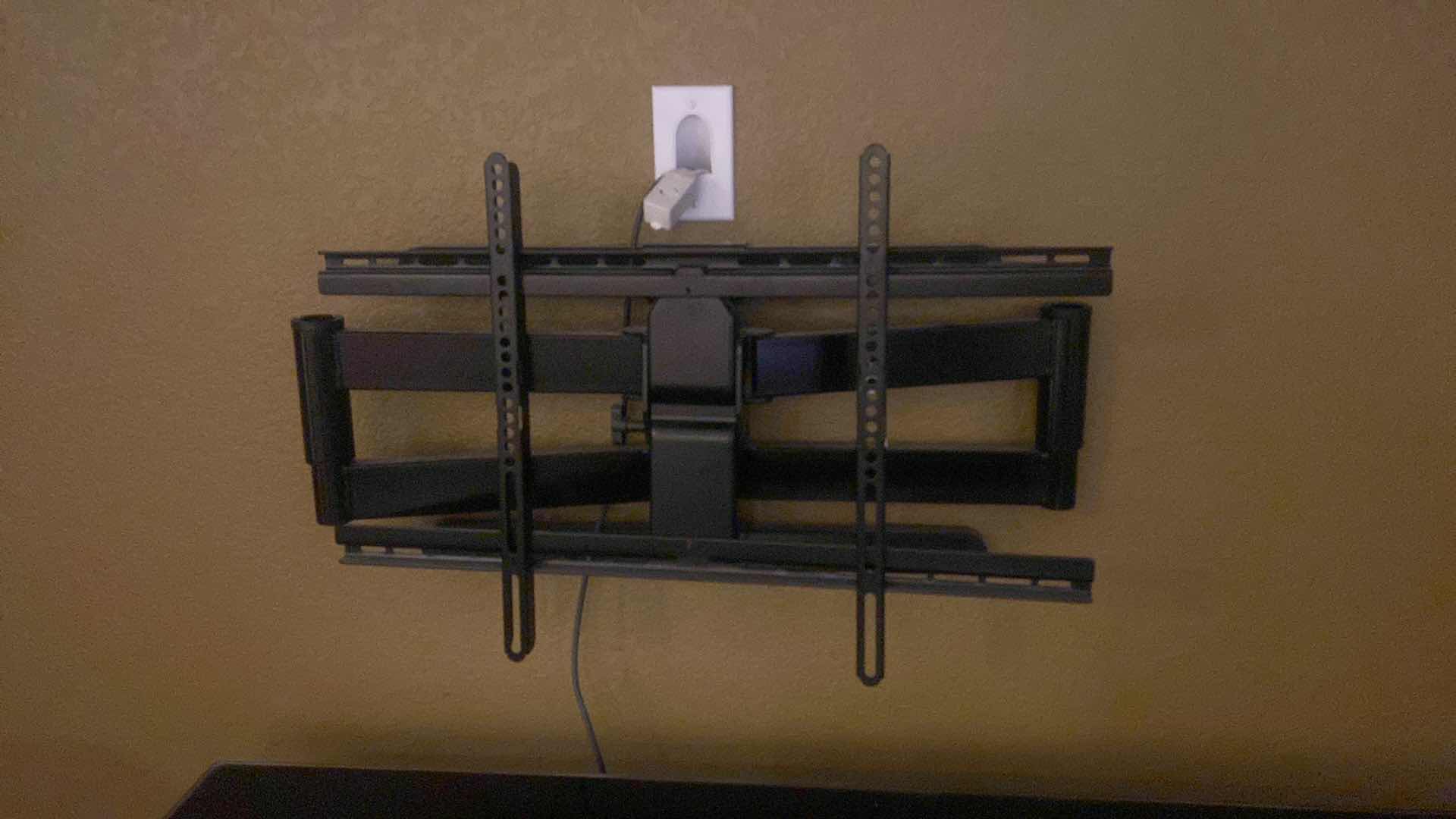 Photo 1 of BLACK GLASS MEDIA STAND & WALL MOUNT 48“ X 24“ H23 1/2”