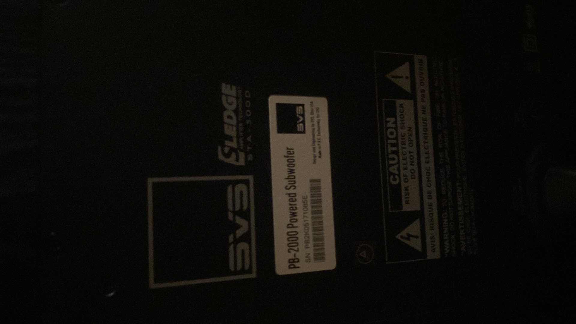 Photo 1 of SVS PB-2099 BLACK ASH WOOFER