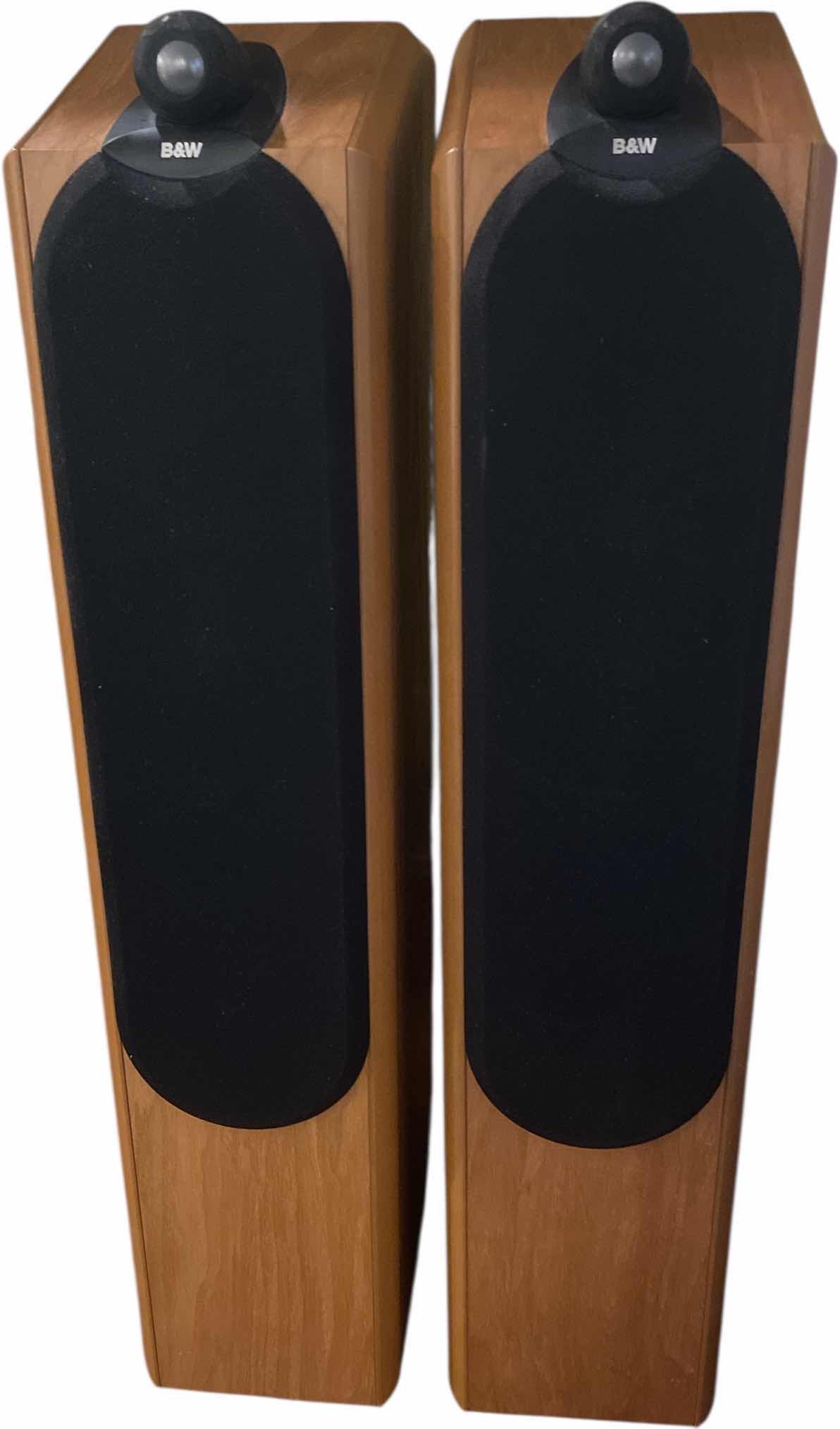 Photo 1 of BOWERS & WILKINS B&W ROSEWOOD CDM 9NT FLOOR-STANDING SPEAKERS 9” X 13” H40” ( speaker wire not included)